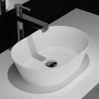 Solid surface above counter hand wash basin