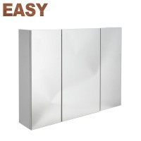 Hot Sale Wood Wall Floating Vanity Cabinet Design With Mirror Door