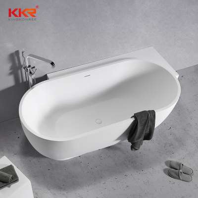 KKR 2020 new morden design artificial stone bathtub soaking bathtub 2 person soaking tub soaking tub