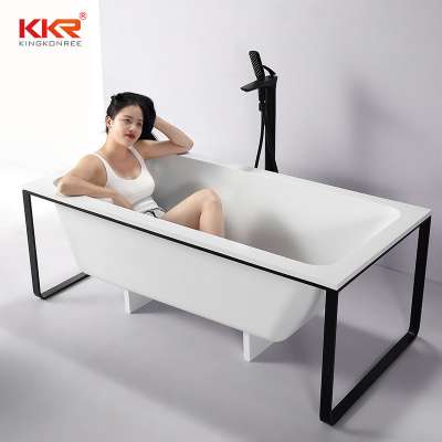 outdoor spa tub and outdoor bathtub Acrylic Solid Surface Bath Tub Bathtub china wholesale acrylic bathtub