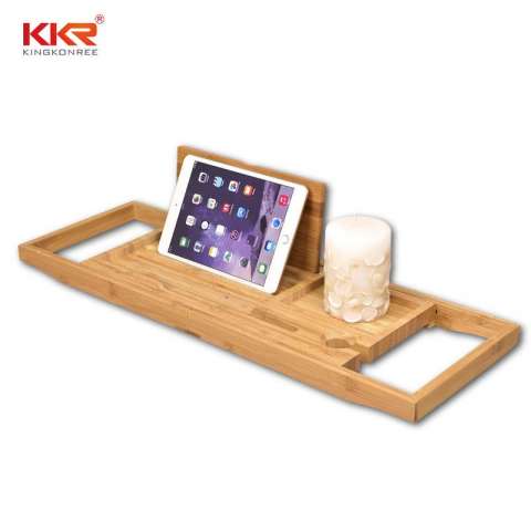 Bamboo Bathtub Tray Nonslip Bath Tray Spa Bathtub Book Wine Tablet Holder Reading Rack Bathtub Bathroom