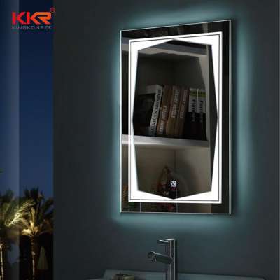 Bathroom Vanity Basin Set Wall Mounted Touch Screen Led Lights Bathroom Mirror