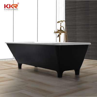 KKR CUPC  Customize Luxury Soaking Gel-Coat Stone Square Tub