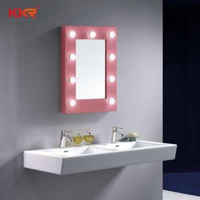 fashion design bathroom mirror cabinets washroom wall hung led salon mirrored bathroom cabinet