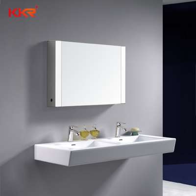 Cabinet Bathroom Mirror Bath Mirrors LED Lighted Vanity Bathroom Smart Round LED Mirror