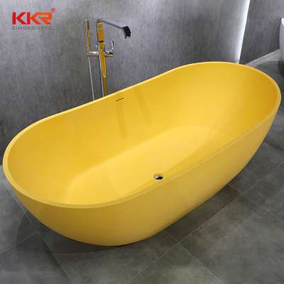 KKR freestanding tub in solid surface high end tub in any color sanitary ware factory