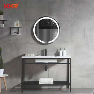 High Quality  acrylic solid surface bathroom artificial stone vanity tops with sink