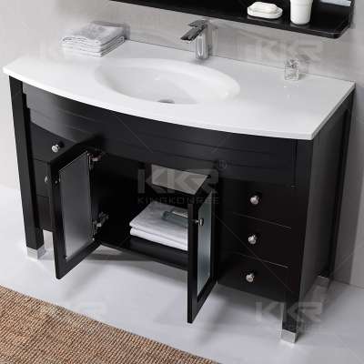 Custom Design Luxury Modern Bathroom Vanity Sink Basin Cabinet Set