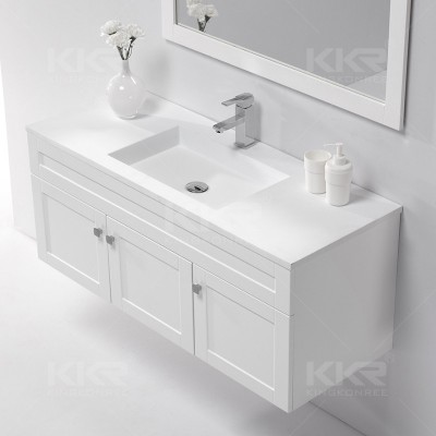 Custom Luxury Bathroom Sanitary Ware Vanity Wash Basin with Cabinet